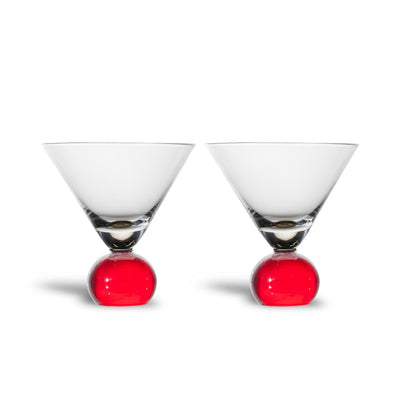 Spice Glass Red - Set of 2