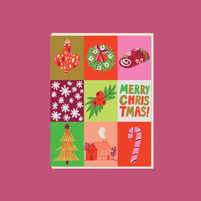 Christmas Grid Card
