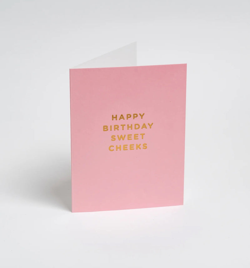 Happy Birthday Sweet Cheeks Mini Card
