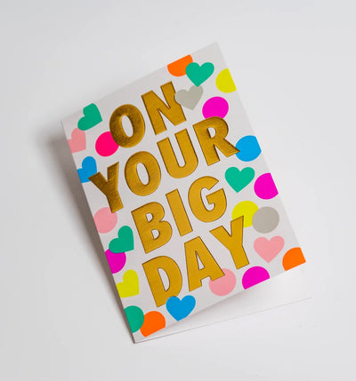 On Your Big Day Love Confetti Greeting Card