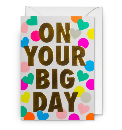 On Your Big Day Love Confetti Greeting Card