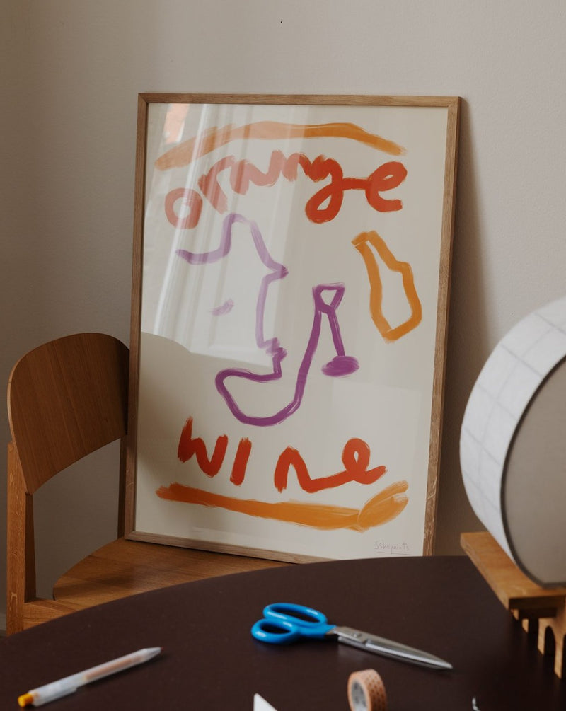 Ruby Hughes, Orange Wine - 50x70cm