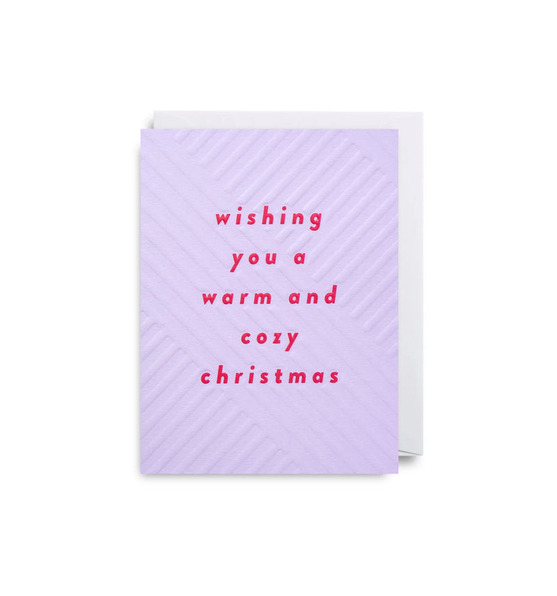 Warm & Cozy Christmas Mini Card