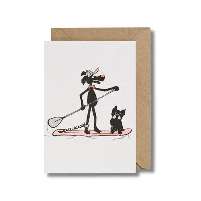 Petra Boase Paddle Board Dog Card £3.5