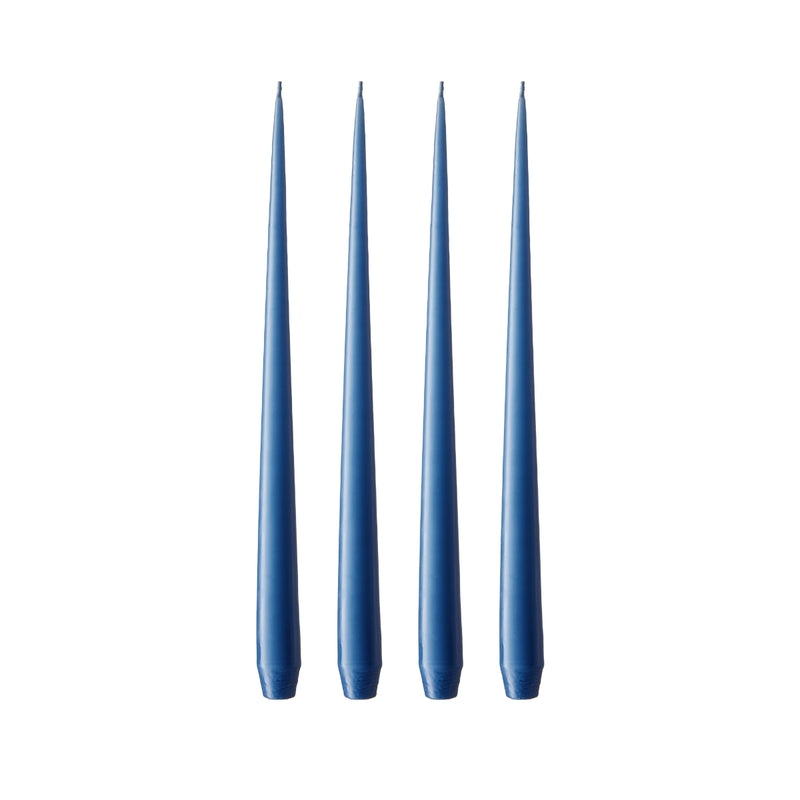 Deep Blue Tapered Candles