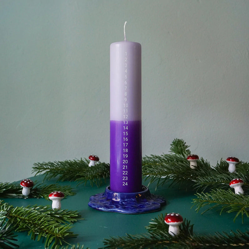 Candy Cane Advent Candle No.8