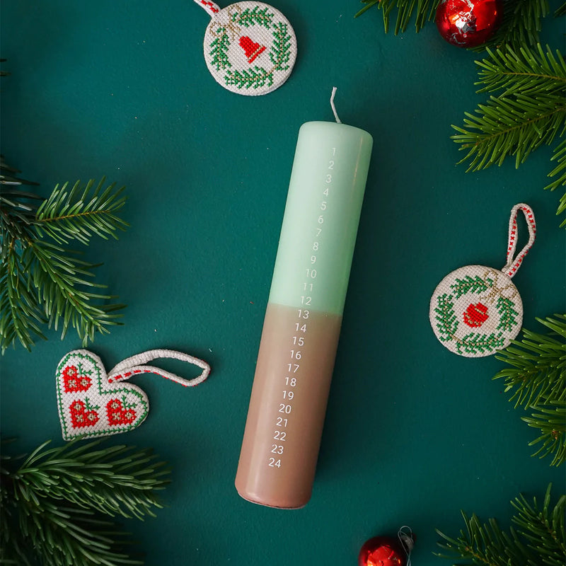 Candy Cane Advent Candle No.5