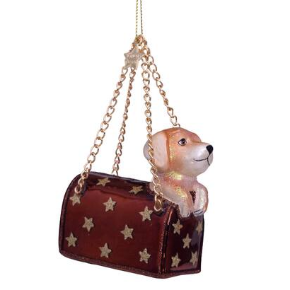 Vondels Opal Bag with Labrador Puppy Tree Ornament £17