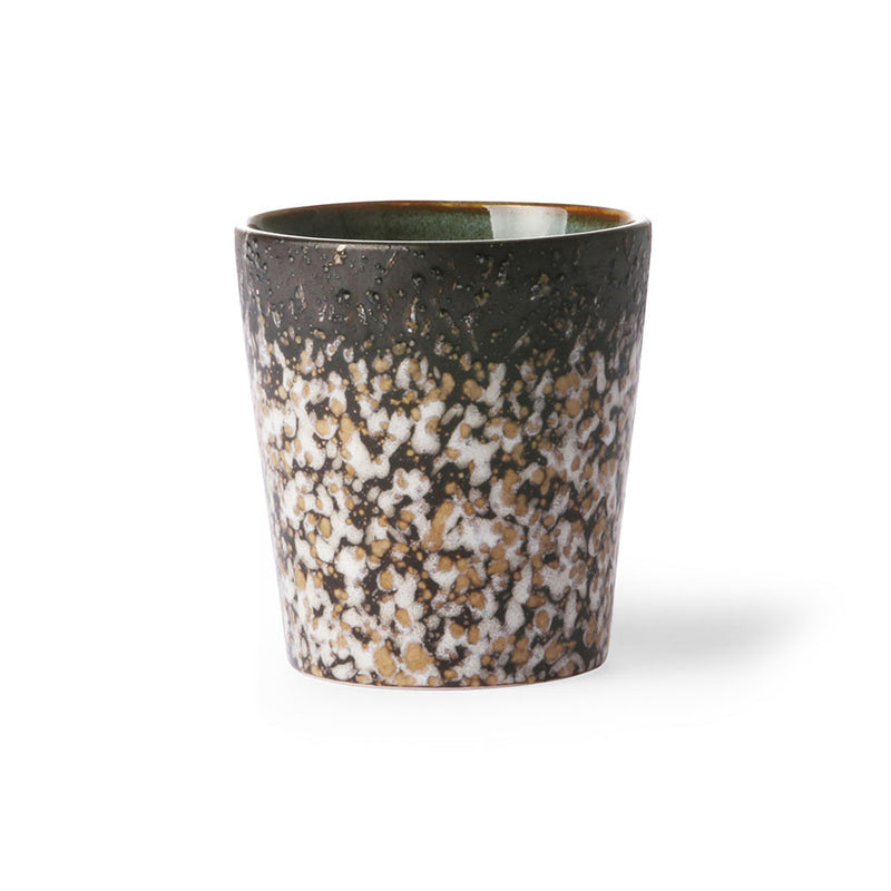 HK Living 70s Ceramics Handleless Coffee Mug - Mud £7