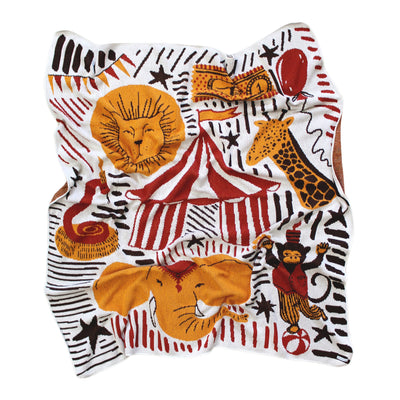 Life's A Circus Knit Blanket