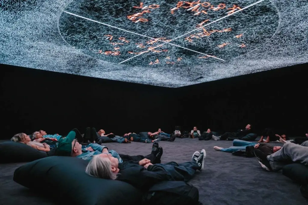 Ryoji Ikeda's Data-Cosm [n°1]: Navigating Invisible Scientific Realms Through Data and Art