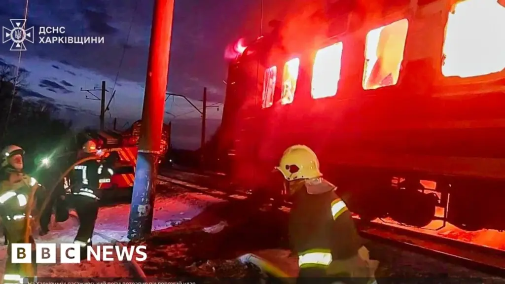 Zelensky Denounces Russian Drone Attack on Passenger Train as "Terrorism"