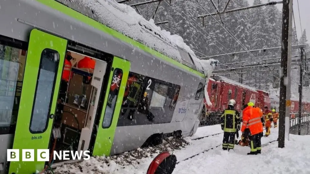 Five Injured in Swiss Train Derailment Amid Heavy Snow