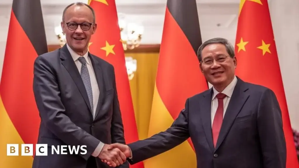 Germany's Chancellor Visits Beijing Amidst Trade Imbalance Concerns