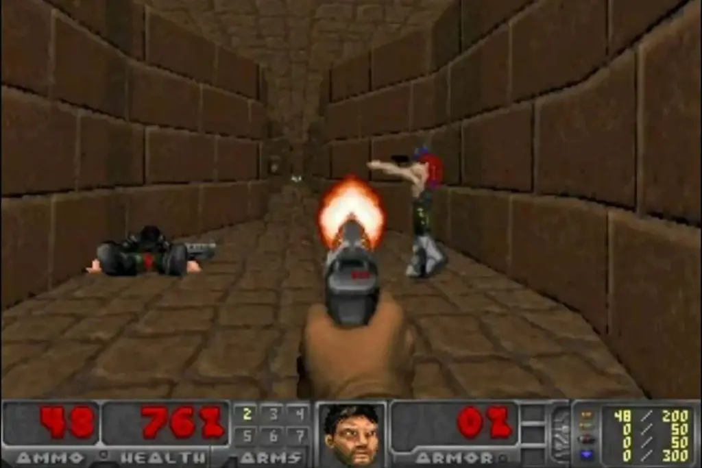 Living Brain Cells Master the Infamous Game of Doom