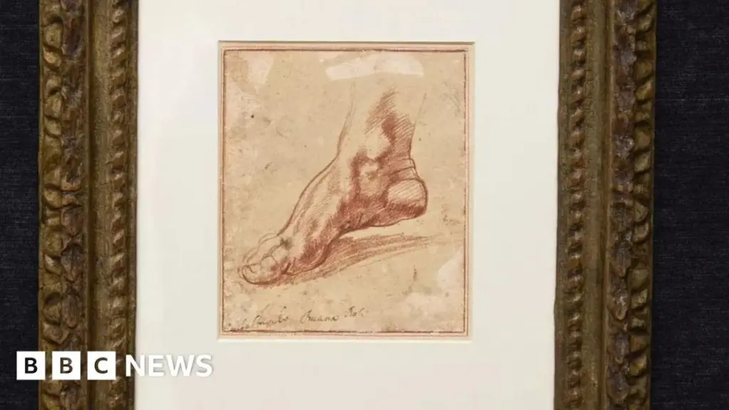 Michelangelo Foot Sketch Poised for Millions at Christie's Auction