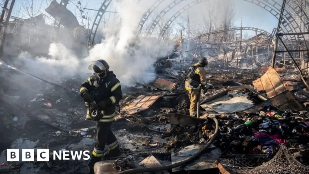 Russian Attacks West of Kharkiv Kill Four, Including Young Children