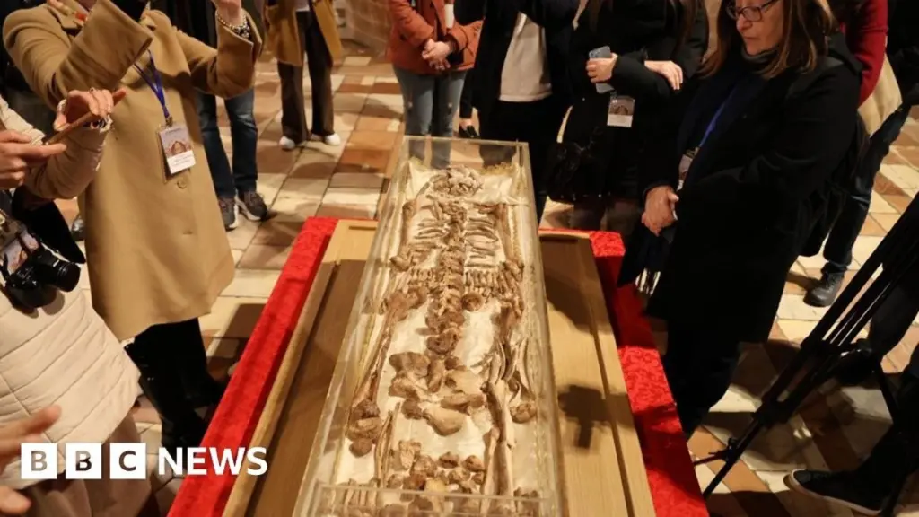 St. Francis of Assisi's Remains Displayed Publicly in Italy