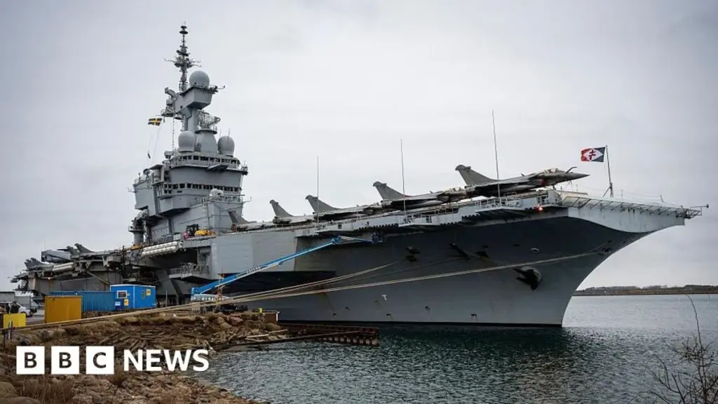 Swedish Military Reports Russian Drone Near French Aircraft Carrier