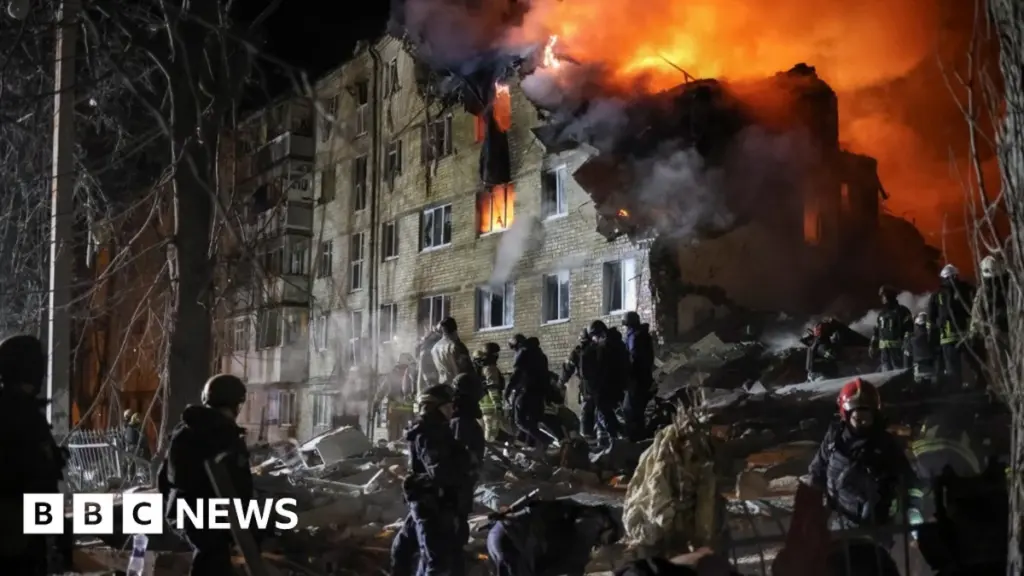 Russian Airstrike Devastates Kharkiv Apartment Block, Claims Multiple Lives