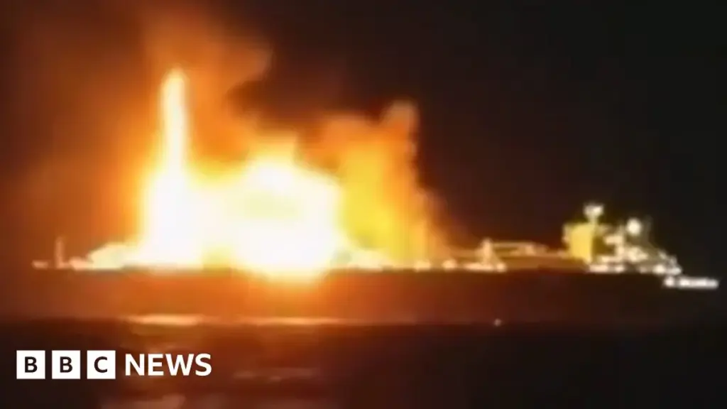 Russian LNG Tanker Sinks in Mediterranean After Being Hit by Blasts