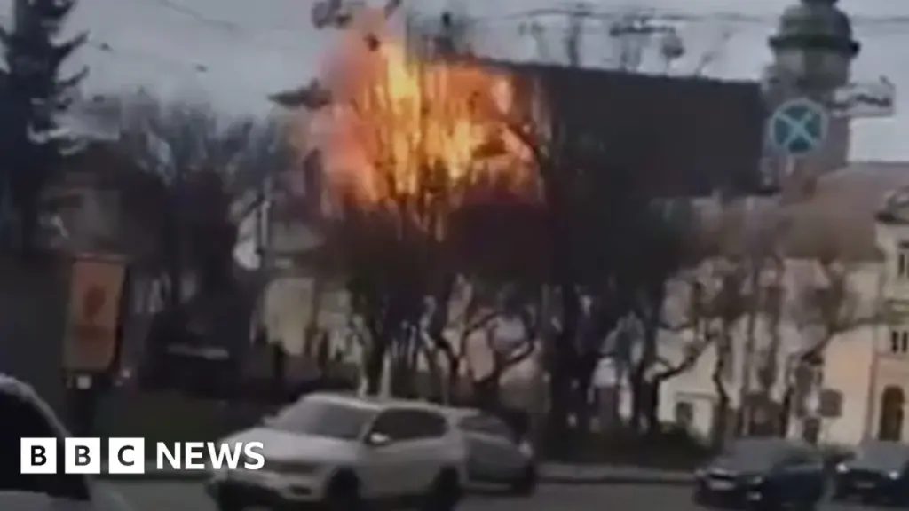 Ukraine Faces Unprecedented Daytime Drone Barrage, Damaging Historical Site