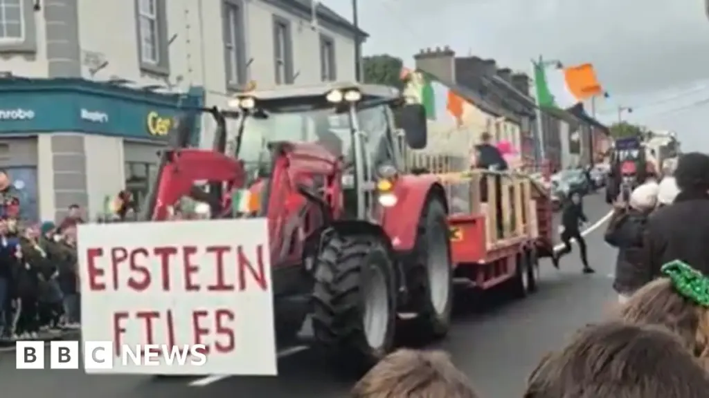 "Unacceptable" St. Patrick's Day Float on Epstein Files Sparks Outrage