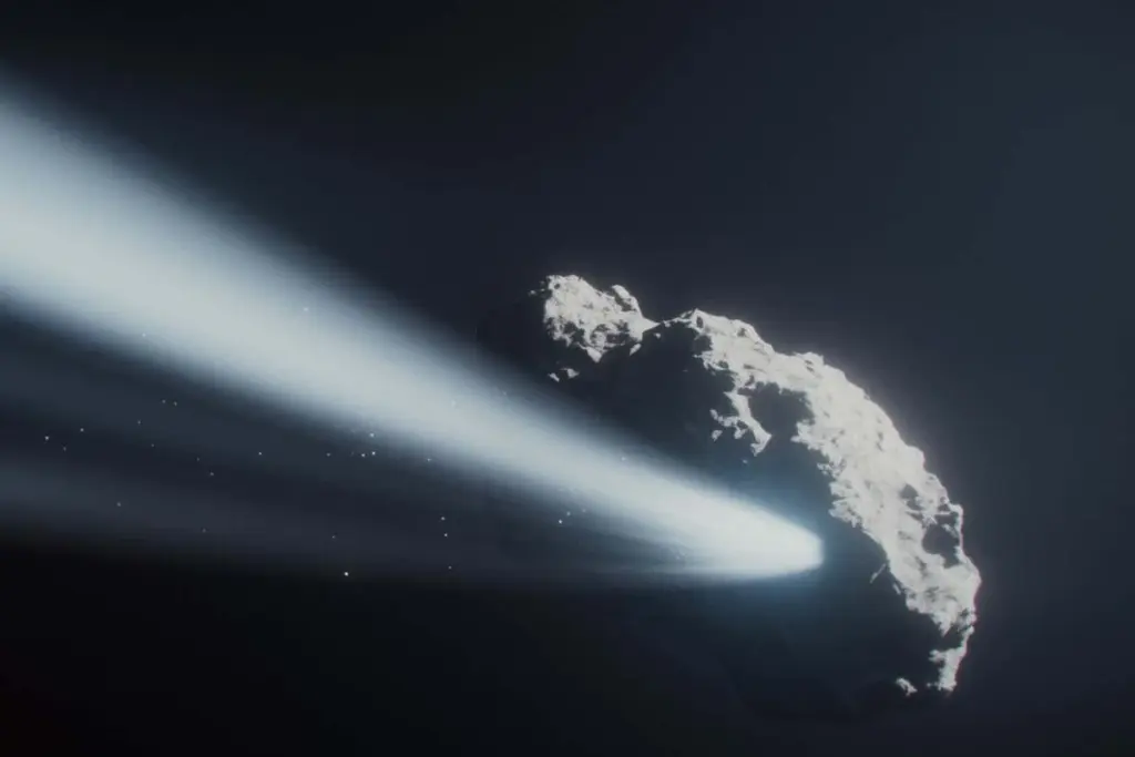 Comet's Rotation Reversal: First Evidence of Celestial Spin Switch