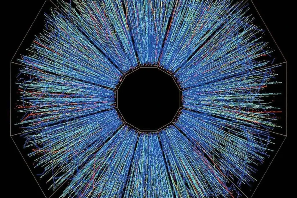 Evidence of Mass Emerging from the Vacuum in Proton Collisions