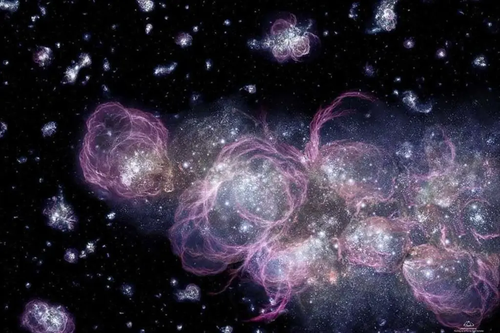 First Stars of the Universe: A Glimpse into Galaxy Hebe